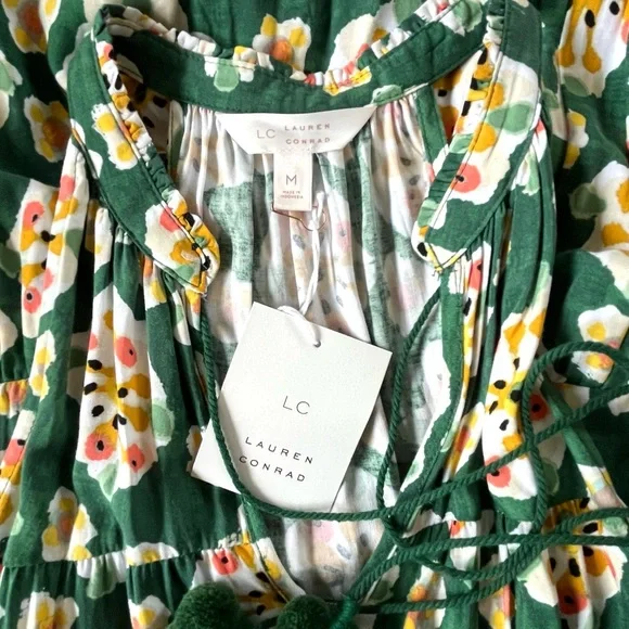 Gorgeous Green Printed Maxi dress! - Picture 9 of 11